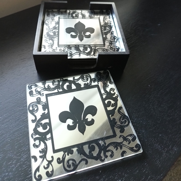 Glass coasters - Picture 1 of 1